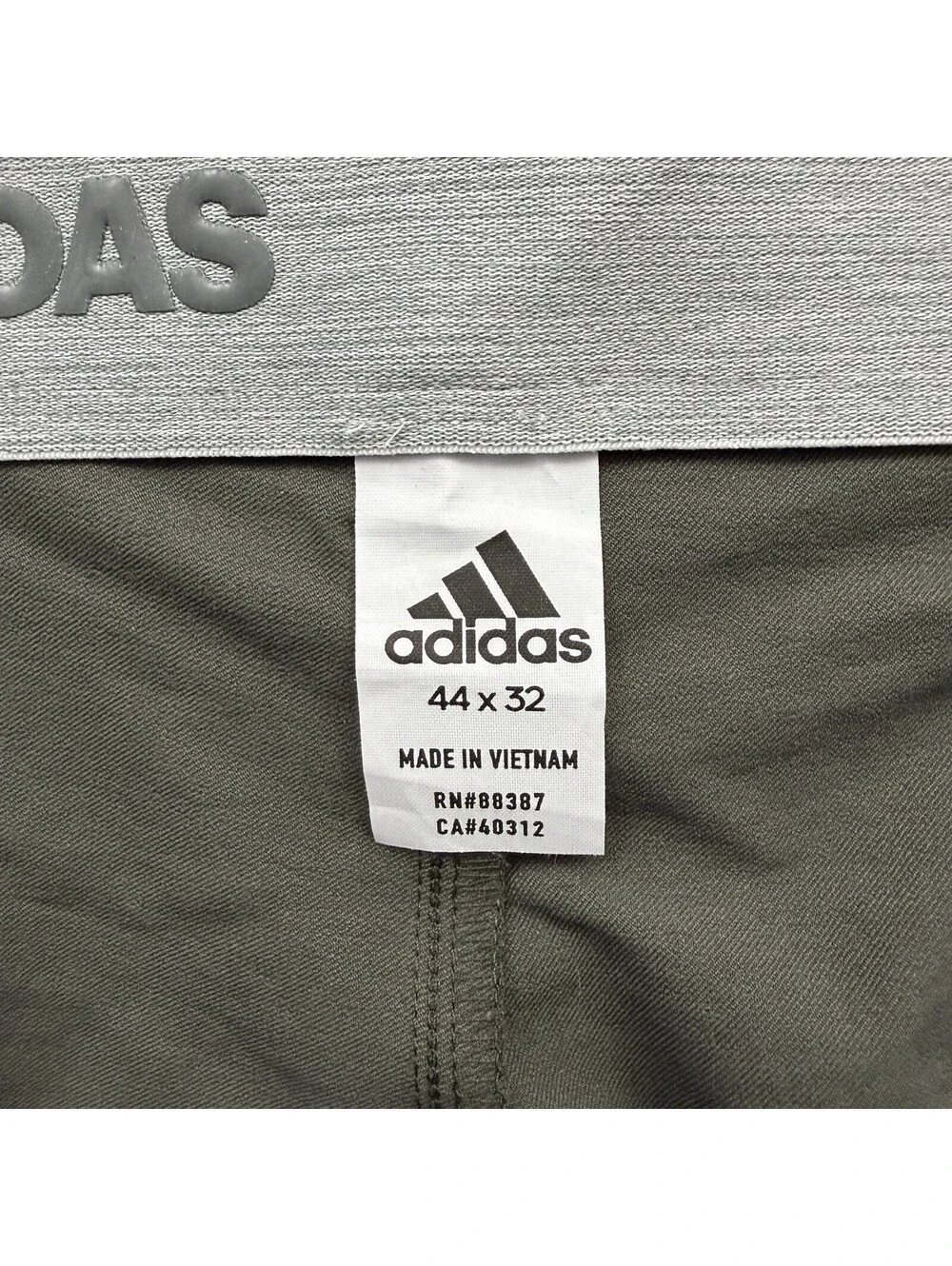 Adidas Performance Golf Pants Men’s Size 46x32 Gray Casual Flat Front Stretch